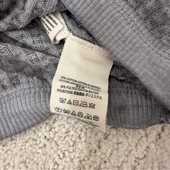 Free People We the Free South Size Thermal Top in Chrome - Size Small, Like New - Picture 6 of 6